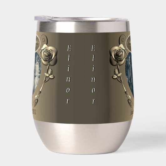 銅19/8周年記念結婚水瓶 (右面)