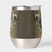 銅19/8周年記念結婚水瓶 (左面)