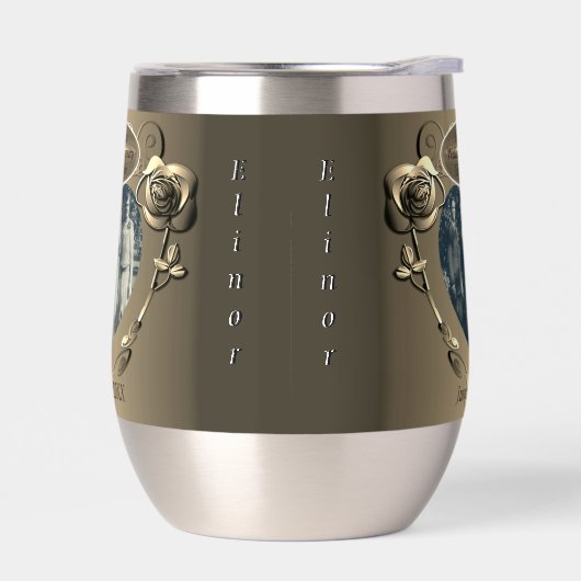 銅19/8周年記念結婚水瓶 (左面)