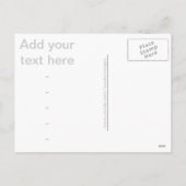 "銅"はメリークリスマスを言います! シーズンポストカード (裏面)