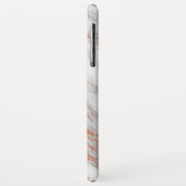 銅 |バラガーリー金ゴールドとホワイトモノグラム Case-Mate iPhoneケース (裏面/左)