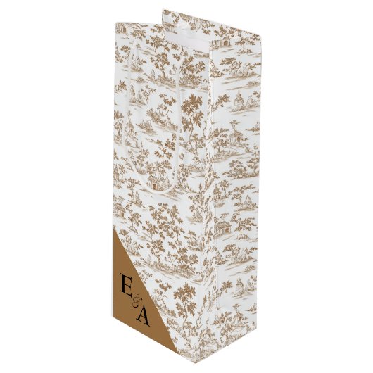 銅 ワインギフトバッグ (正面アングル)