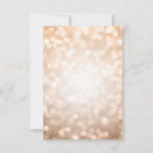 銅《写真》ぼけ味ライトエレガントなウェディングRSVP 出欠カード (裏面)