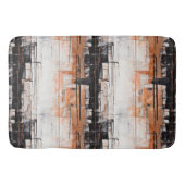 銅、白黒抽象芸術滴下絵を描 バスマット (正面)