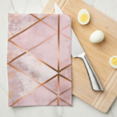 銅Xの台所タオル キッチンタオル (四つ折り)