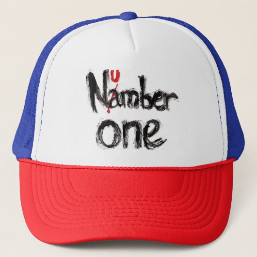 銘スタイリッシュ付きの帽子 キャップ (正面)