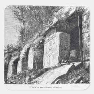 銘刻文字の寺院、Palenque スクエアシール