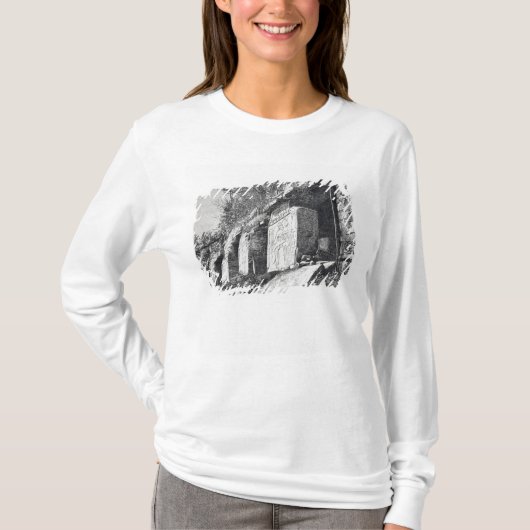 銘刻文字の寺院、Palenque Tシャツ (正面)