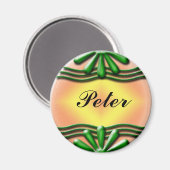 銘板の緑 マグネット (正面/裏面)