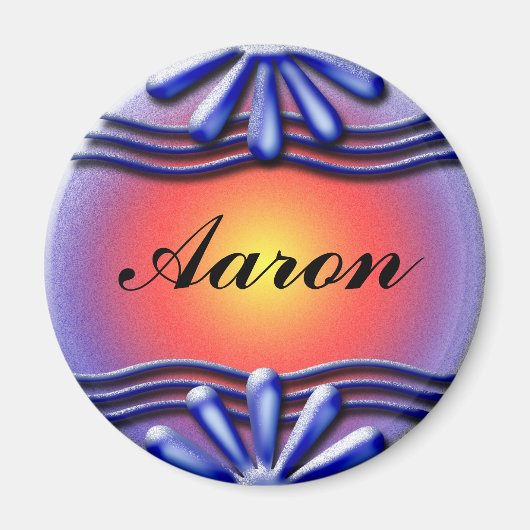 銘板の青 マグネット (正面)