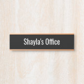 銘板|ラッセン介入 サインプレート (正面)