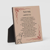 銘柄感謝パーソナライズされた額 フォトプラーク (正面)