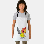 鋏で理容師になるホットドッグ エプロン (インサイチュ)