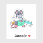 鋏と櫛で美容師としてマウス シール (シート)