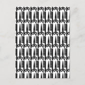 鋏と櫛 ポストカード (正面)