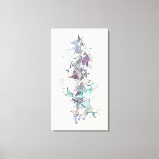 鋭いオブジェクト キャンバスプリント (正面)