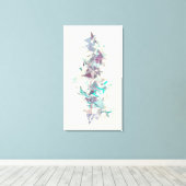 鋭いオブジェクト キャンバスプリント (インサイチュ (ウッドフロア))