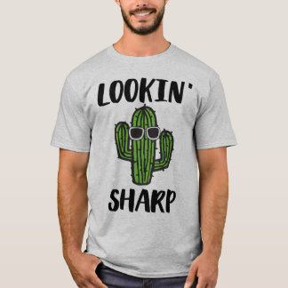 鋭いサボテン Tシャツ