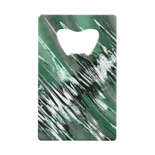 鋭いシェービングステートメントのピース クレジットカード栓抜き (正面)