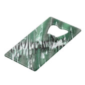 鋭いシェービングステートメントのピース クレジットカード栓抜き (正面アングル)