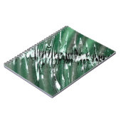 鋭いシェービングステートメントのピース ノートブック (左側)