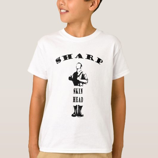 鋭いスキンヘッド Tシャツ (正面)
