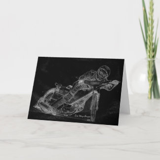 鋭いデザイン。 高速自動車道路のbikeonblack カード