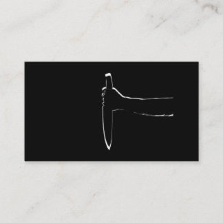 鋭いナイフカード 名刺