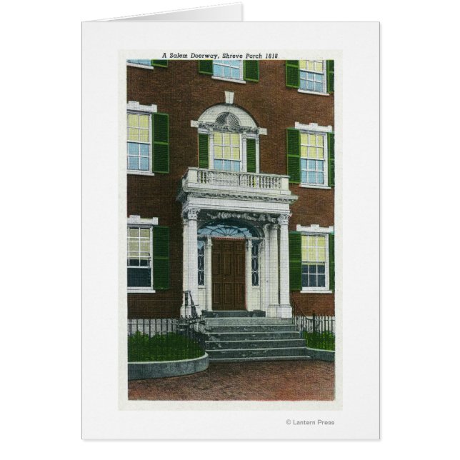 鋭いポーチ、セーレムの戸口のビュー (正面)