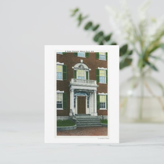 鋭いポーチ、セーレムの戸口のビュー ポストカード (スタンド正面)