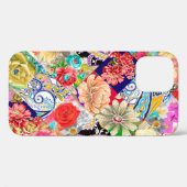 鋭い岩に浮かぶおとぎ話の城。油絵 Case-Mate iPhoneケース (裏面 (横))