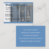 鋭い建築 名刺 (正面/裏面)