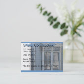 鋭い建築 名刺 (スタンド正面)