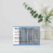 鋭い建築 名刺 (スタンド正面)