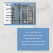 鋭い建築 名刺 (正面/裏面)