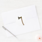 鋭い斧 ラウンドシール (封筒)