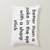 鋭い棒が付いている目の袋よりよくして下さい アクセントクッション (裏面(縦))