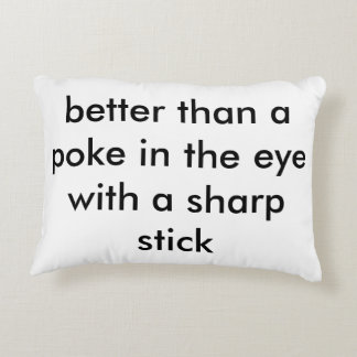 鋭い棒が付いている目の袋よりよくして下さい アクセントクッション