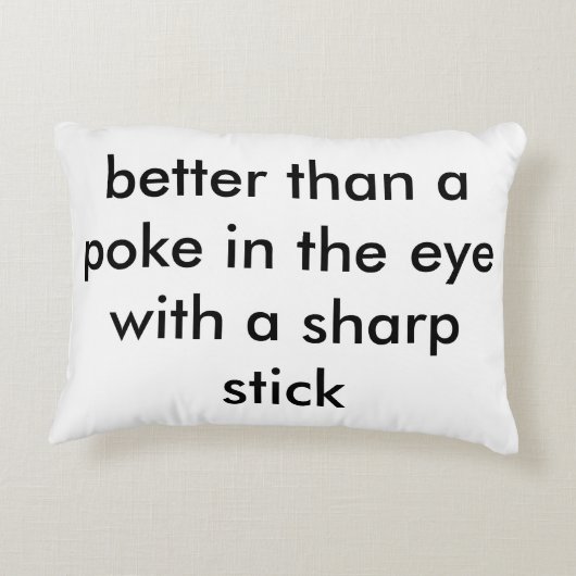 鋭い棒が付いている目の袋よりよくして下さい アクセントクッション (裏面)