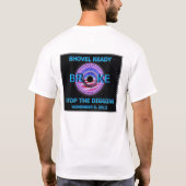 鋭い猶予/停止2012年を掘ること Tシャツ (裏面)