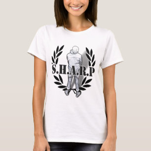 鋭い皮の地位 Tシャツ