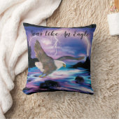 鋭い禿鷲 クッション (ブランケット)