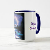 鋭い禿鷲 マグカップ (正面右)