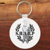 鋭い肌が立つ キーホルダー (正面)