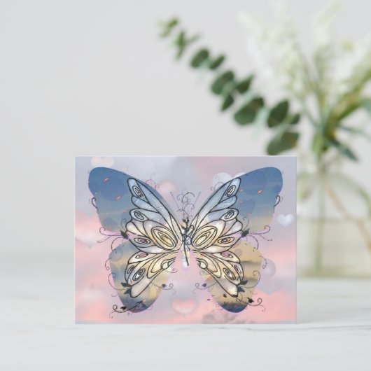 鋭い蝶 ポストカード (スタンド正面)