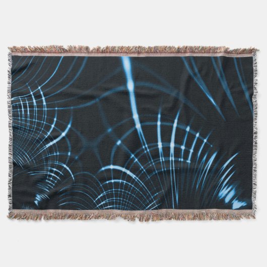 鋭い鋭い鋭い爪または青い王室の棘 スローブランケット (正面)