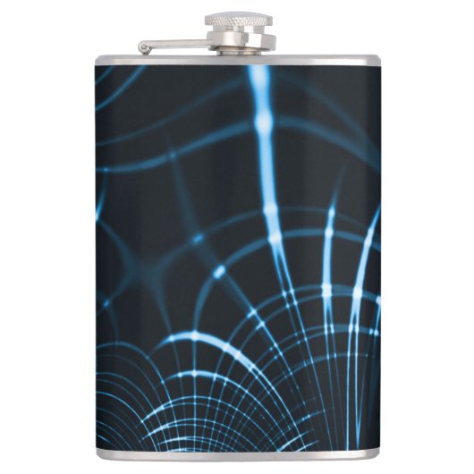 鋭い鋭い鋭い爪または青い王室の棘 フラスク (正面)