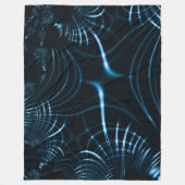 鋭い鋭い鋭い爪または青い王室の棘 フリースブランケット (正面)