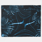 鋭い鋭い鋭い爪または青い王室の棘 フリースブランケット (正面(横))