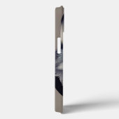 鋭い黄色の目をしたリアルなオオカミの顔 Case-Mate iPhoneケース (裏面 / 右)